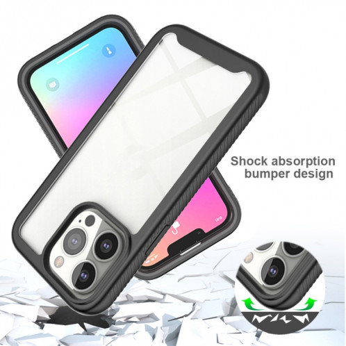 Coque Starry Sky Solid Color Series PC + Cas de protection TPU pour iPhone 13 Pro (Violet) SH502C699-07