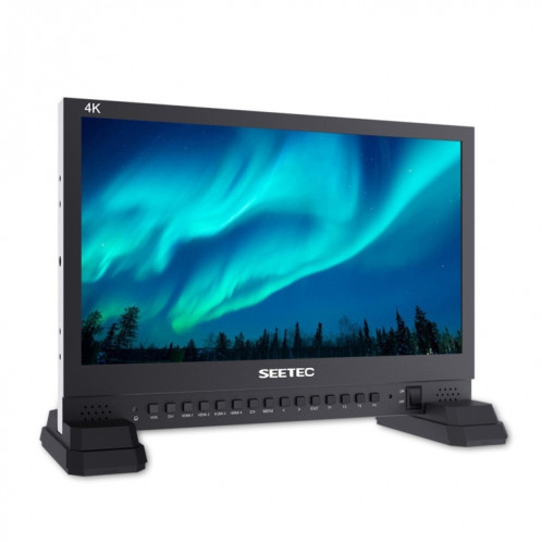 SEETTEC 4K156-9HSD 3840x2160 300 Nits 15.6 pouces IPS Screen HDMI 4K 3G-SDI Four Scrit Afficher moniteur SS82451204-06