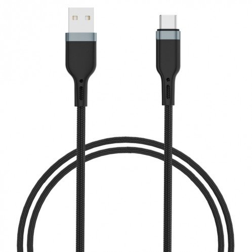 WIWU PT02 USB au câble de données Platinum USB-C / C / C / C, longueur de câble: 2m (noir) SW902A352-09