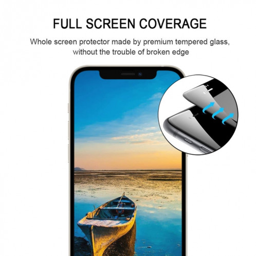 Film de verre trempé en plein écran de colle complet pour iPhone 13/13 Pro SH34021254-08
