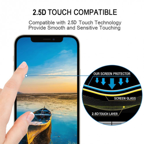 Film de verre trempé en plein écran de colle complet pour iPhone 13/13 Pro SH34021254-08