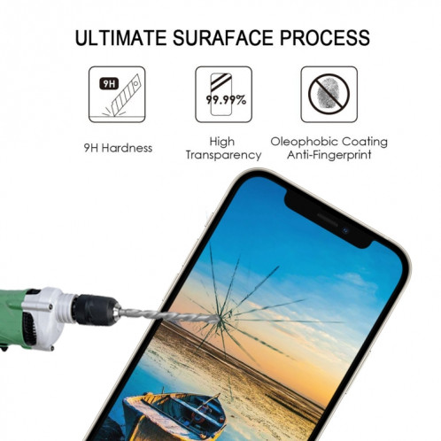 Film de verre trempé en plein écran de colle complet pour iPhone 13/13 Pro SH34021254-08