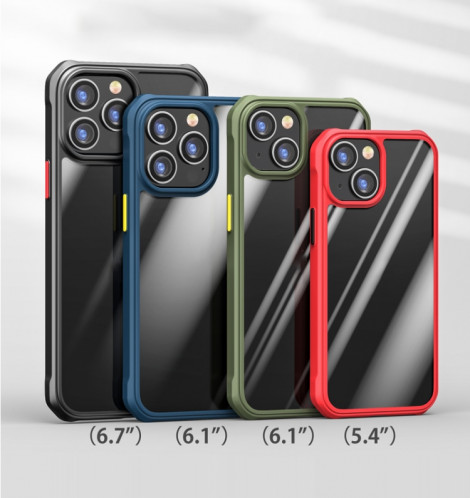 Dawn Series Airbag TPU + PC Coque pour iPhone 13 Pro (rouge) SH603B1301-07