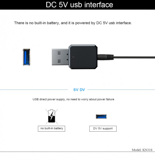 Adaptateur Bluetooth 5,1 KN318 USB Bluetooth 5.1 Récepteur audio SH8374509-08