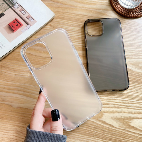 Phantom TPU + PC Cas de protection antichoc pour iPhone 13 Pro (Black transparent) SH203B408-05