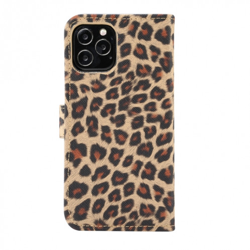Motif léopard Horizontal Flip PC + Coque en cuir PU avec porte-carte et portefeuille pour iPhone 13 (jaune) SH602A1714-08