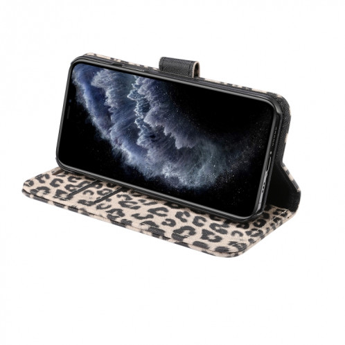 Motif léopard Horizontal Flip PC + Coque en cuir PU avec porte-carte et portefeuille pour iPhone 13 (Brown) SH602B1336-08