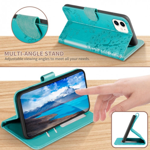 Cas de gaufrage SIKA Pattern Horizontal Flip PU Coque en cuir PU avec support et carte de portefeuille et cadre de portefeuille et photo pour iPhone 13 Pro (Vert) SH113B1580-07