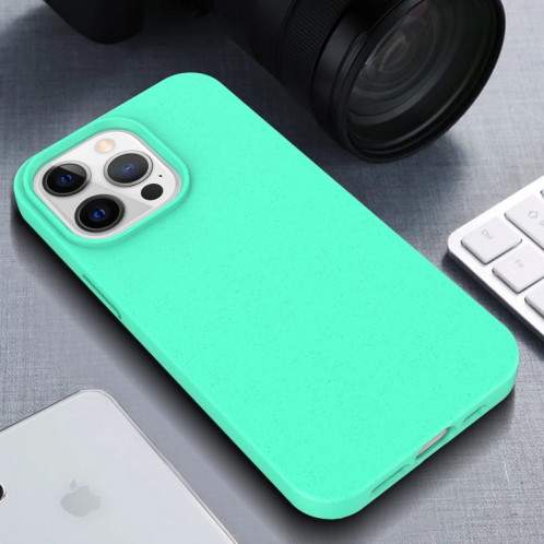 Matériau de paille de la série STARRY SERIES + CAS DE PROTECTION TPU pour iPhone 13 (Bleu) SH802G1395-07