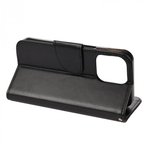 Pochette à fleurs de papillon Horizontal Flip Cuir Case avec support & Card Slots & Portefeuille pour iPhone 13 (Noir) SH803F1211-07