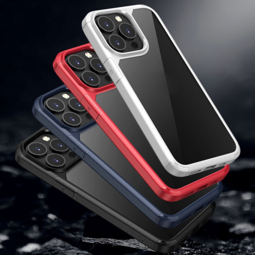 TPU + Cas de protection PC pour iPhone 13 Pro (Noir) SH903A377-07