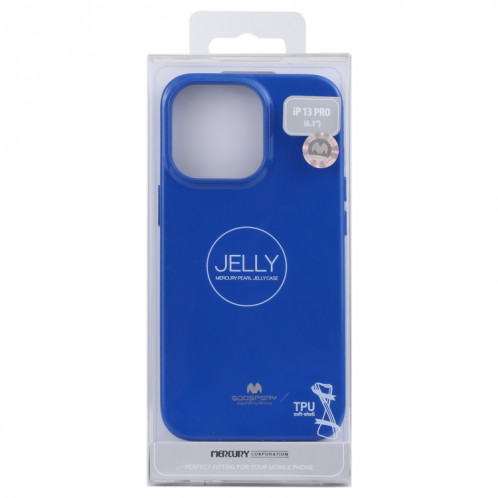 Gelée gelée gelée complète caisse souple pour iphone 13 pro (bleu) SG203H852-07
