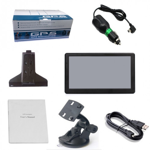 X20 7 pouces GPS GPS NAVIGATOR 8G + 256M Écran Capacitif Bluetooth Inverser Image, Spécifications: North America Carte SH46041387-07