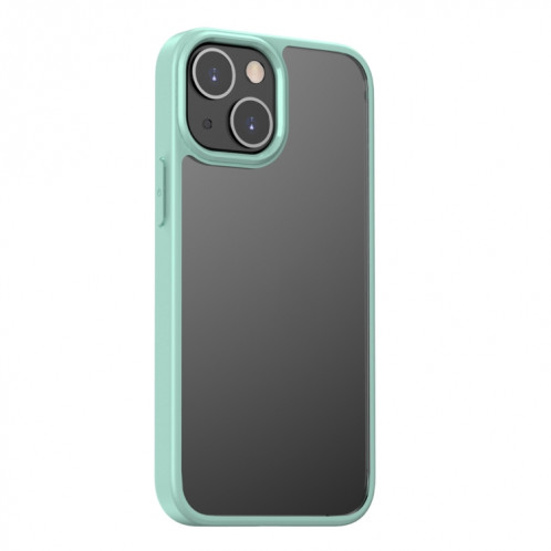 Cas d'acrylique + TPU TPU à quatre angles TPU pour iPhone 13 (Vert) SH602D1317-07