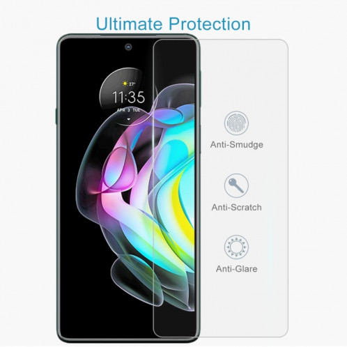 Pour Motorola Edge 20 10 pcs 0.26mm Film de verre trempé de 9h 2.5D SH1701661-08