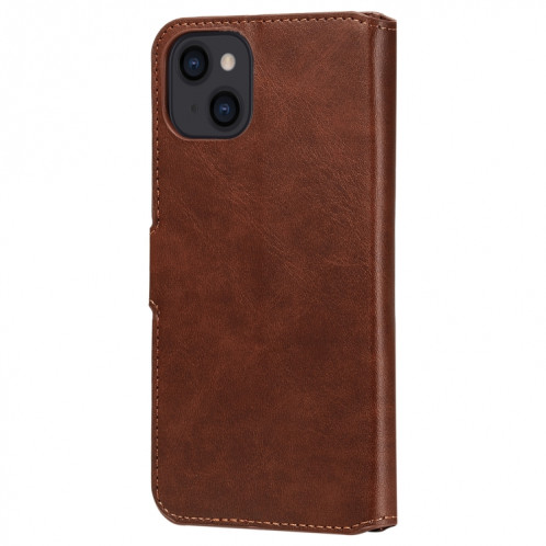 Texture de veau Classique PU + TPU Horizontal Toam Coating Horizontal avec porte-carte Slots & Portefeuille pour iPhone 13 (Brown) SH602C892-07
