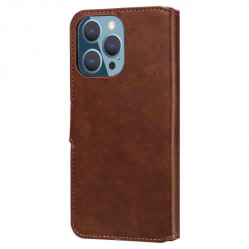 Texture de mollet classique PU + TPU Horizontal Flip Cuir Too avec support et portefeuille pour iPhone 13 PRO (Brown) SH603C1547-07