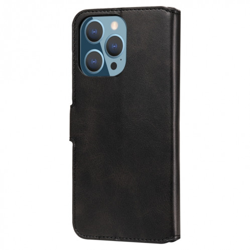 CLASSIC CALF TEXTURE PU + TPU Horizontal Horizontal Coating Boot avec porte-cartes et portefeuille pour iPhone 13 Pro (Noir) SH603D144-07