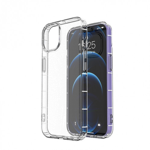 Coque TPU antichoc de couverture complète Airbag à quatre angles pour iPhone 13 (transparent) SH702A1572-07