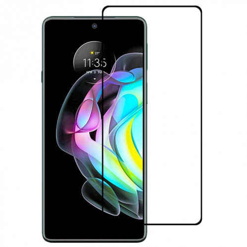 Pour Motorola Edge 20 Film de verre trempé en plein écran complet de colle SH2301439-08