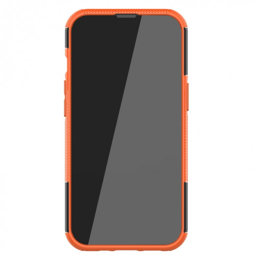 Texture de pneu TPU TPU + PC TPU + PC avec support pour iPhone 13 (Orange) SH202H159-07