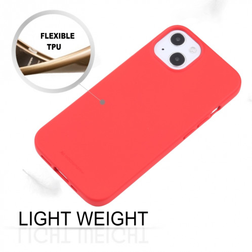 Coque souple liquide TPU pour iPhone 13 (rouge) SG902A477-07