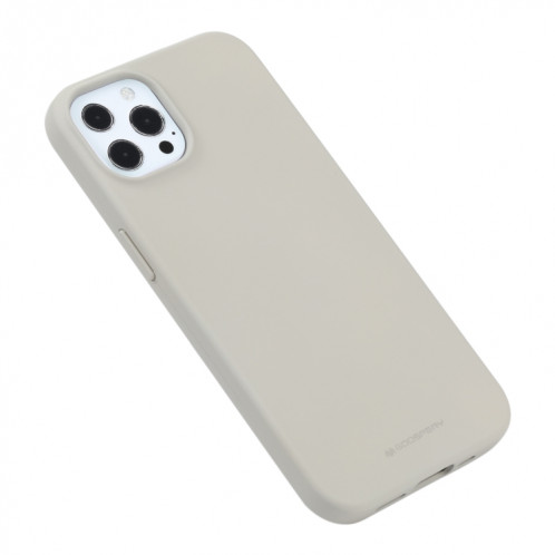 Coque souple liquide Soft Soft Soft Soft TPU pour iPhone 13 Pro (Gris en pierre) SG903B727-07