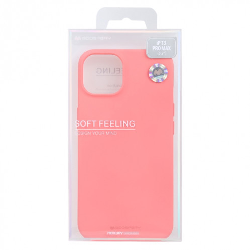 Coque souple anti-choc liquide TPU pour iPhone 13 Pro (rose) SG903C870-07