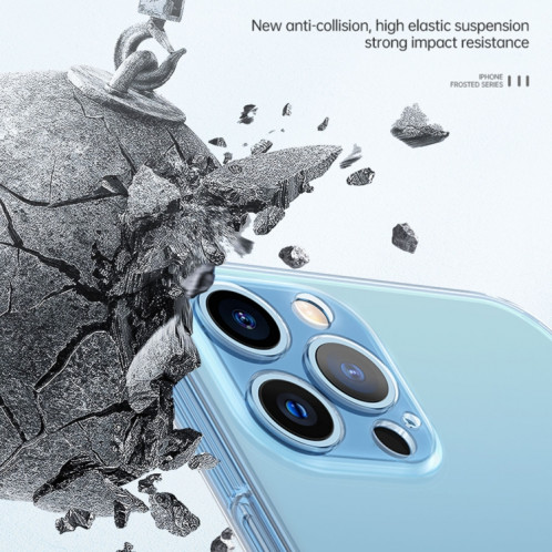 Sulada Givée série TPU TPU antichoc pour iPhone 13 Pro (Transparent) SS303A816-07