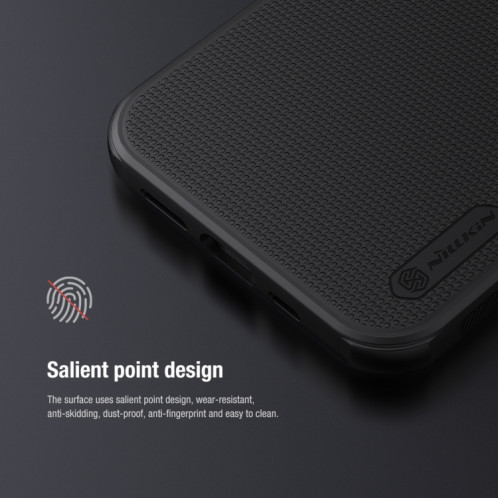 Nillkin super givré Shield Pro PC + Coque de protection TPU pour iPhone 13 (vert foncé) SN501D287-09