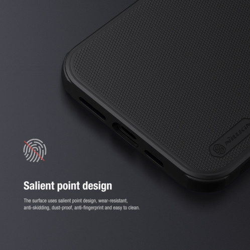 Nillkin super givré Shield Pro PC + TPU Cas de protection pour iPhone 13 Pro (vert foncé) SN503D1623-09