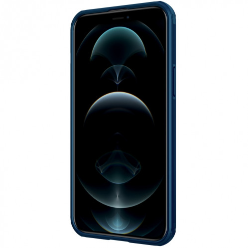 Nillkin Black Miroir Pro Series Camshaield Couverture complète Case de téléphone résistant à la poussière anti-poussière pour iPhone 13 Pro (Bleu) SN903B1821-08