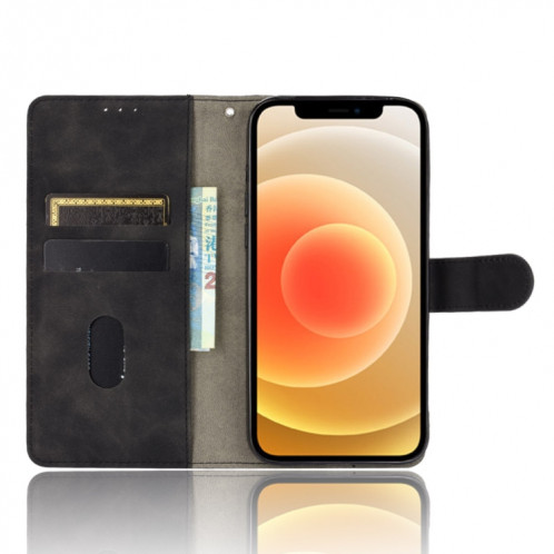 Couleur unie Skin Senteuse Boucle magnétique Horizontale Flip Valf Texture PU Coque en cuir avec support & Card Slots & Portefeuille pour iPhone 13 PRO (Noir) SH002A202-06