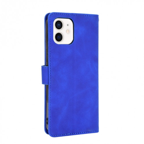 Couleur solide SHOKLE SELECTE Boucle magnétique Horizontal Flip Valf Texture PU Coque en Cuir avec support & Card Slots & Portefeuille pour iPhone 13 Pro (Bleu) SH002B848-06