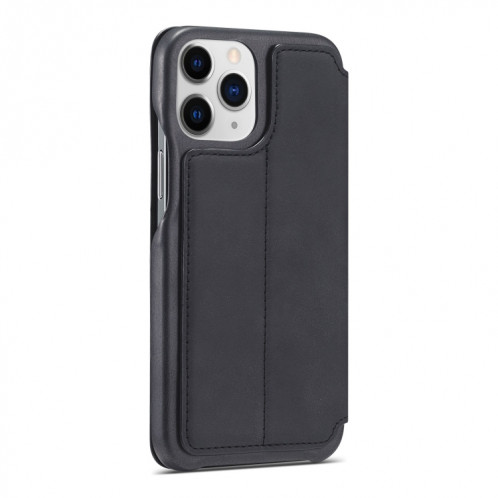 LC.IMEEKE HON HON Série Ancienne Série Horizontal Toam Coating avec support et emplacement de carte pour iPhone 13 Pro (Noir) SL803A580-07