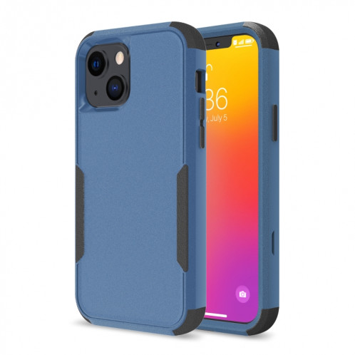 TPU TPU + PC TPU + TPU + PC pour iPhone 13 (bleu royal + noir) SH002C1349-06
