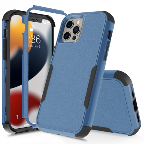 TPU TPU + TPU + PC TPUT-PC pour iPhone 13 Pro (Blue Royal + Black) SH003C1790-06