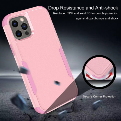 TPU TPU + TPU + PC Commuter TPU + PC pour iPhone 13 Pro (rose) SH003E606-06