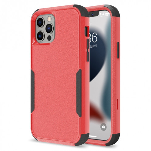 TPU TPU + PC TPU + PC TPUT pour iPhone 13 Pro (rouge + noir) SH003H1045-06