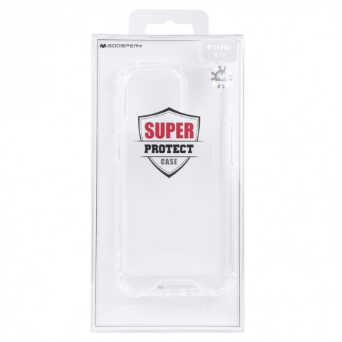 Coque Soft TPU Soft Soft Soft Soft Protect à Goospery Super Protect pour iPhone 13 Pro (Transparent) SG403A972-05