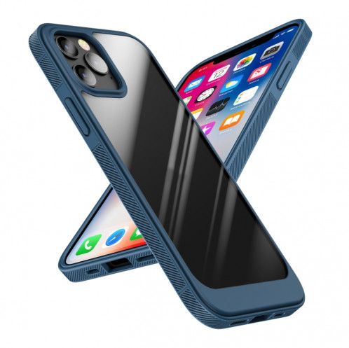 Étui de protection TPU + PC antichoc pour iPhone 13 (bleu marine) SH902D498-07