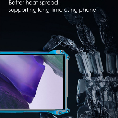 Étui de protection des métaux de métaux d'armure R-juste antichoc pour iPhone 13 Pro (Bleu) SR903B82-07