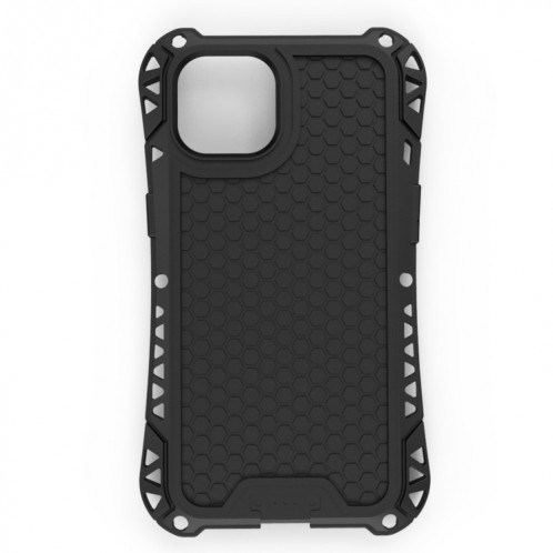 R-Just Amira Cas de protection en métal imperméable anti-poussière anti-poussière pour iPhone 13 Pro (Noir) SR003A1127-07