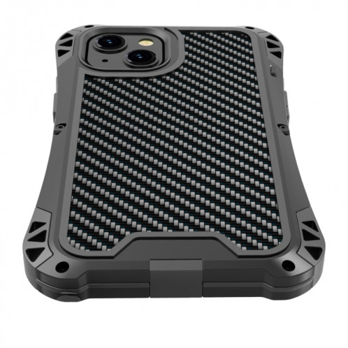 R-Just Amira Étui de protection en métal imperméable anti-poussière anti-poussière pour iPhone 13 Pro (rouge) SR003B800-07