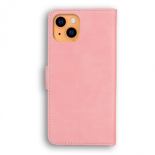 Peau Sentence Couleur pure Horizontal Flip Cuir Too avec porte-cartes et portefeuille pour iPhone 13 (rose) SH302F1274-03