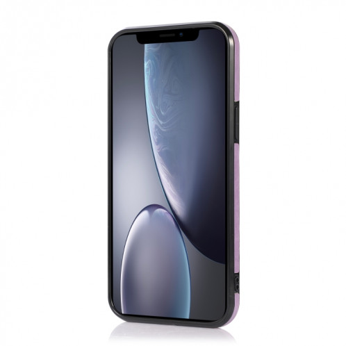 Sac de carte croisé multi-fonctionnel TPU + PU Back Cover Cover avec support & carte Slot & Portefeuille pour iPhone 13 PRO (Violet) SH003C1427-07