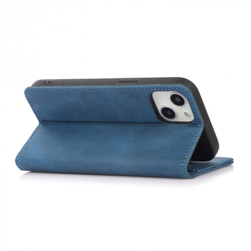 Horizontal Horizontal Texture Horizontal Texture Horizon Horizon Texture avec support et portefeuille pour iPhone 13 Pro (Bleu) SH703A1695-07