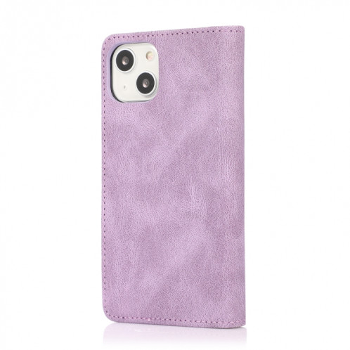 Horizontal Texture Horizontal Texture Horizontal Texture Horizons avec support et carte de portefeuille et portefeuille pour iPhone 13 Pro (violet) SH703D721-07