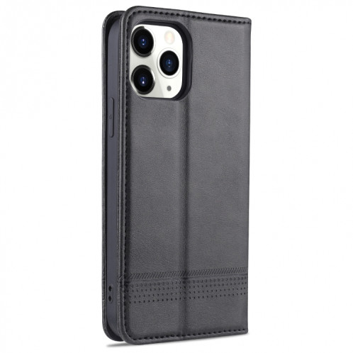 AZNS Magnetic Calf Texture Horizontal Flip Cuir Coffret avec Slots et portefeuille et portefeuille pour iPhone 13 (Noir) SA102E778-07