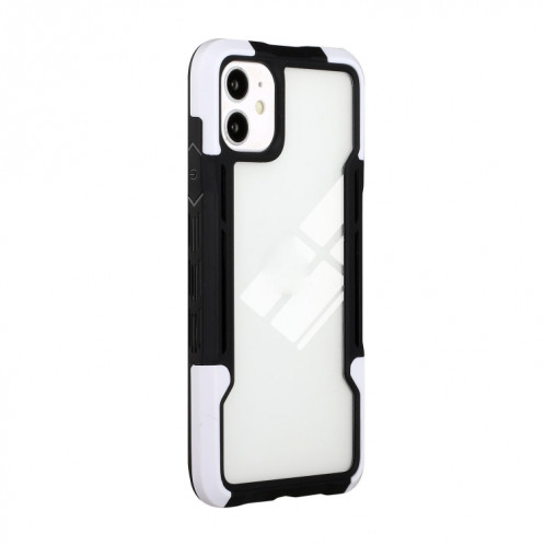 TPU + PC + acrylique 3 en 1 cas de protection antichoc pour iPhone 13 (blanc) SH502H1836-06